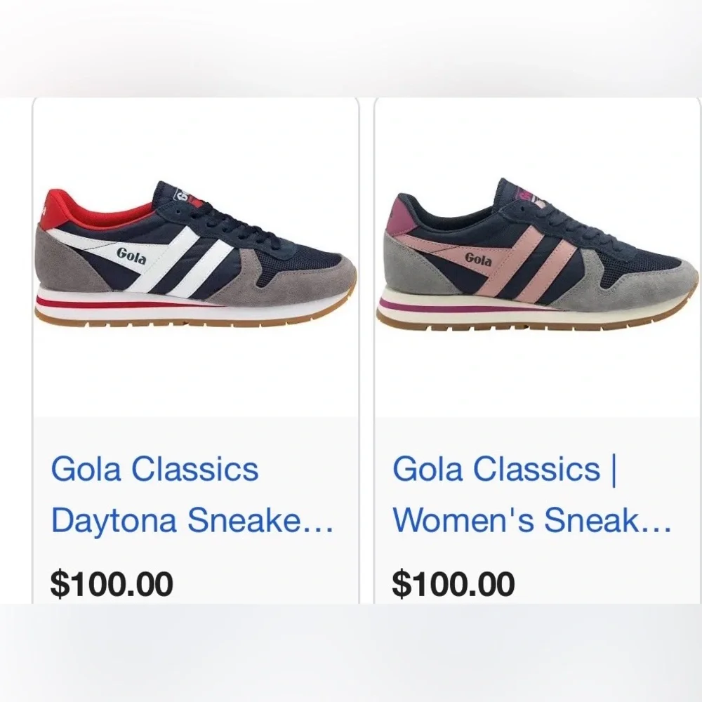 Gola Daytona Chute Mens Casual Sneakers in Off White Tabacco - men’s 9 US / - Picture 7 of 12